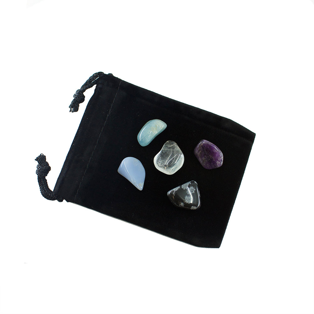 Cold Moon Crystal Kit of Reflection, Rest, & Renewal