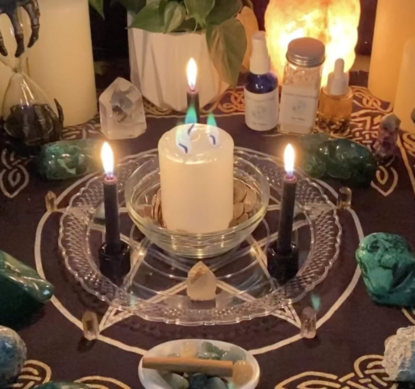 Prosperity Weekly Candle Ceremony - Attract Cash, Manifest Money, Gain Financial Freedom, Live well spell