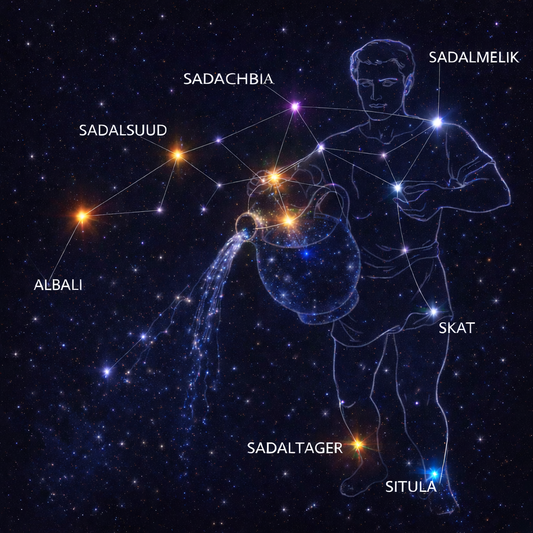 The Seven Oracle Stars of Aquarius: Ancient Names, Hidden Meanings, and Why They Still Matter