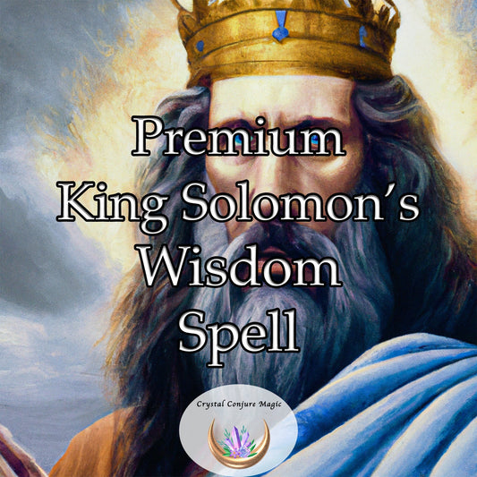 Premium King Solomon's Wisdom Spell - Get your life back on track, declutter your existence, and find the time and energy for YOU!