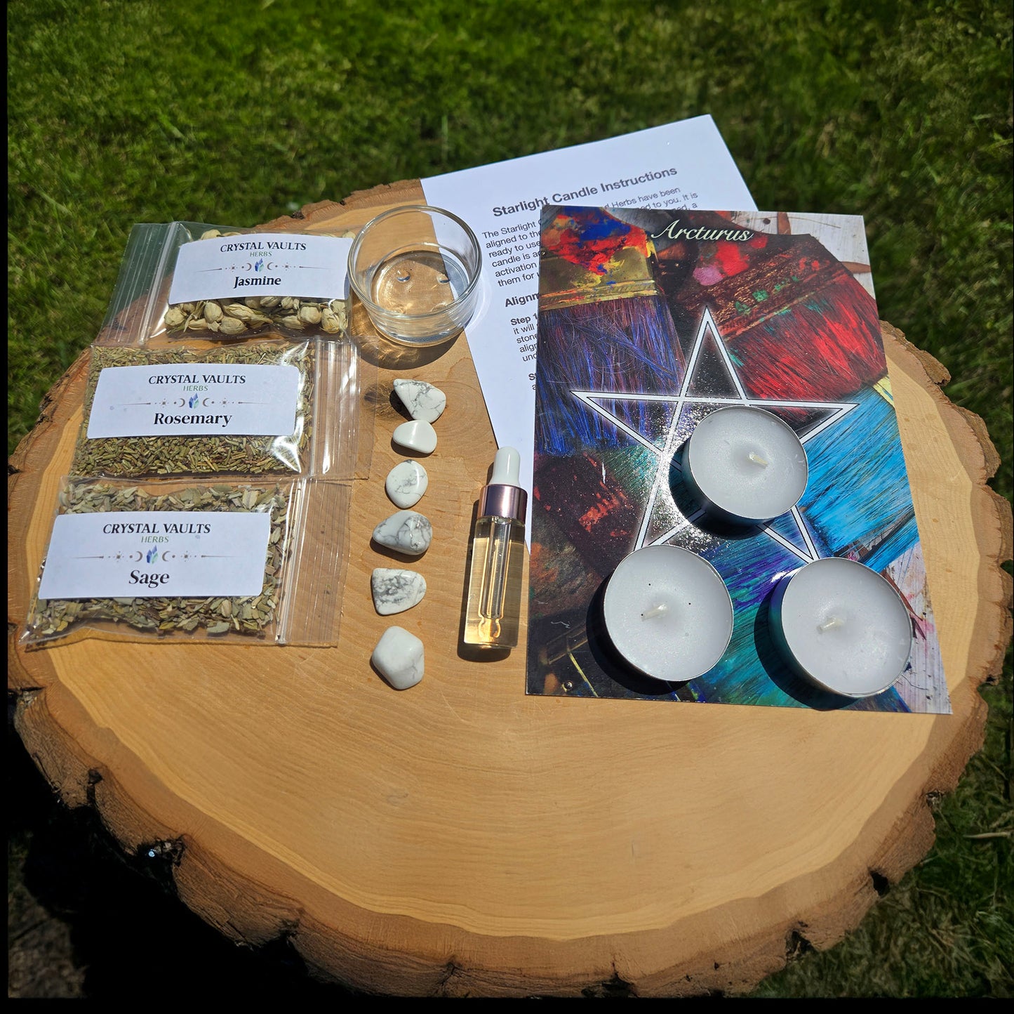Arcturus Starlight Ritual Candle Kit