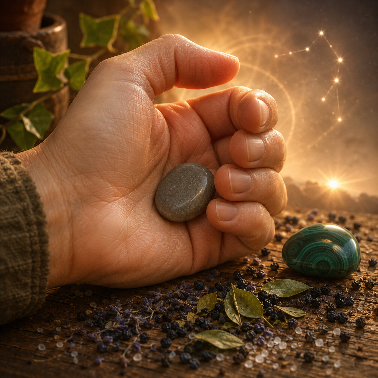 Celestial Aligned Elderberry-The Crone at the Gate