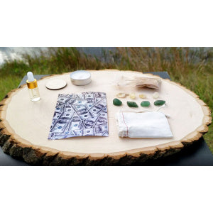 Fast Money Pocket Ritual Crystal Kit