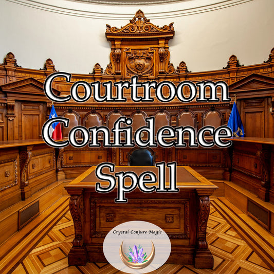 Courtroom Confidence Spell - instill a sense of inner strength and clarity during legal proceedings