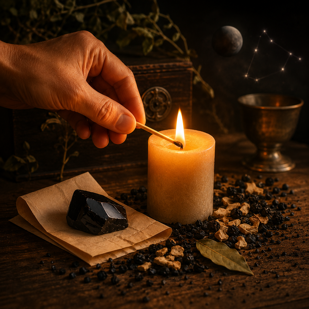 Celestial Aligned Elderberry-The Crone at the Gate