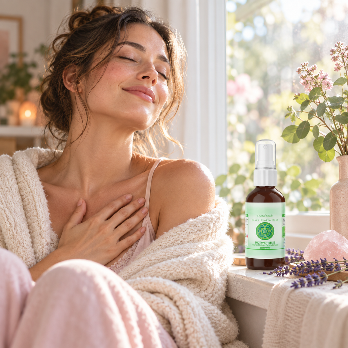 Heart Chakra Crystal Mist