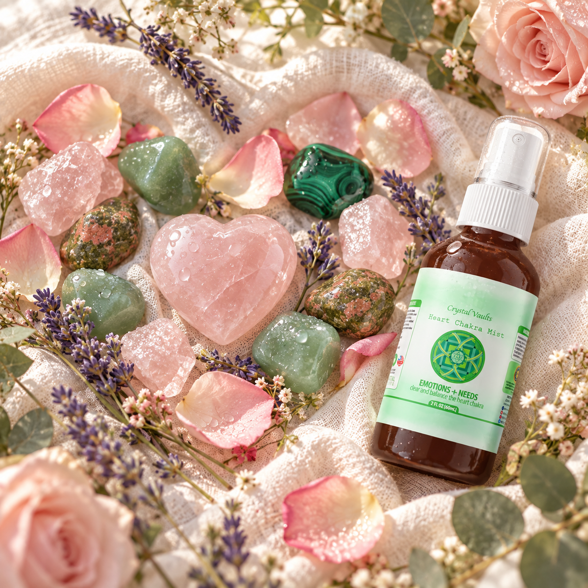 Heart Chakra Crystal Mist
