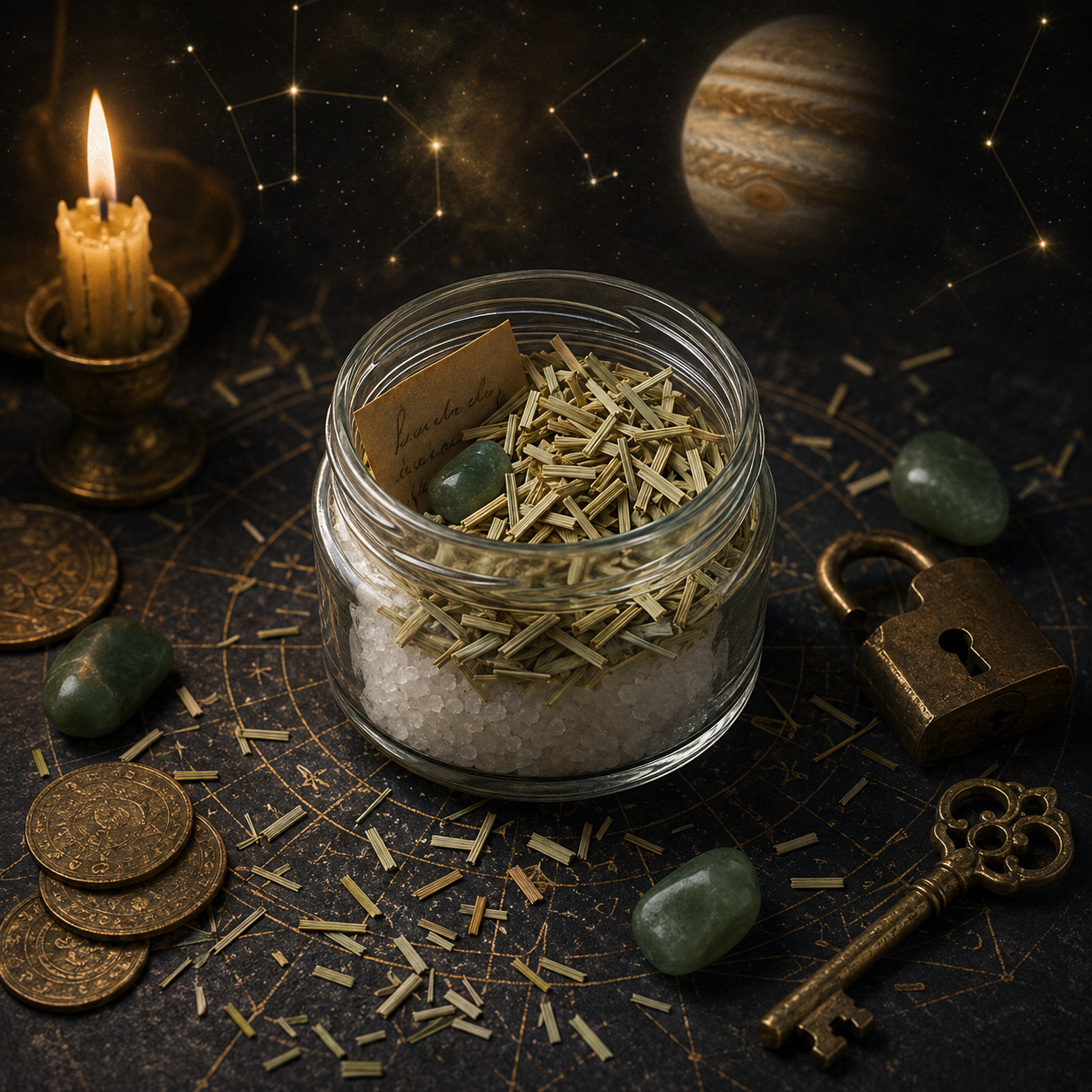 Celestial Aligned Lemongrass For Road-Opening, Cleansing, Clear Thinking & Fresh Starts