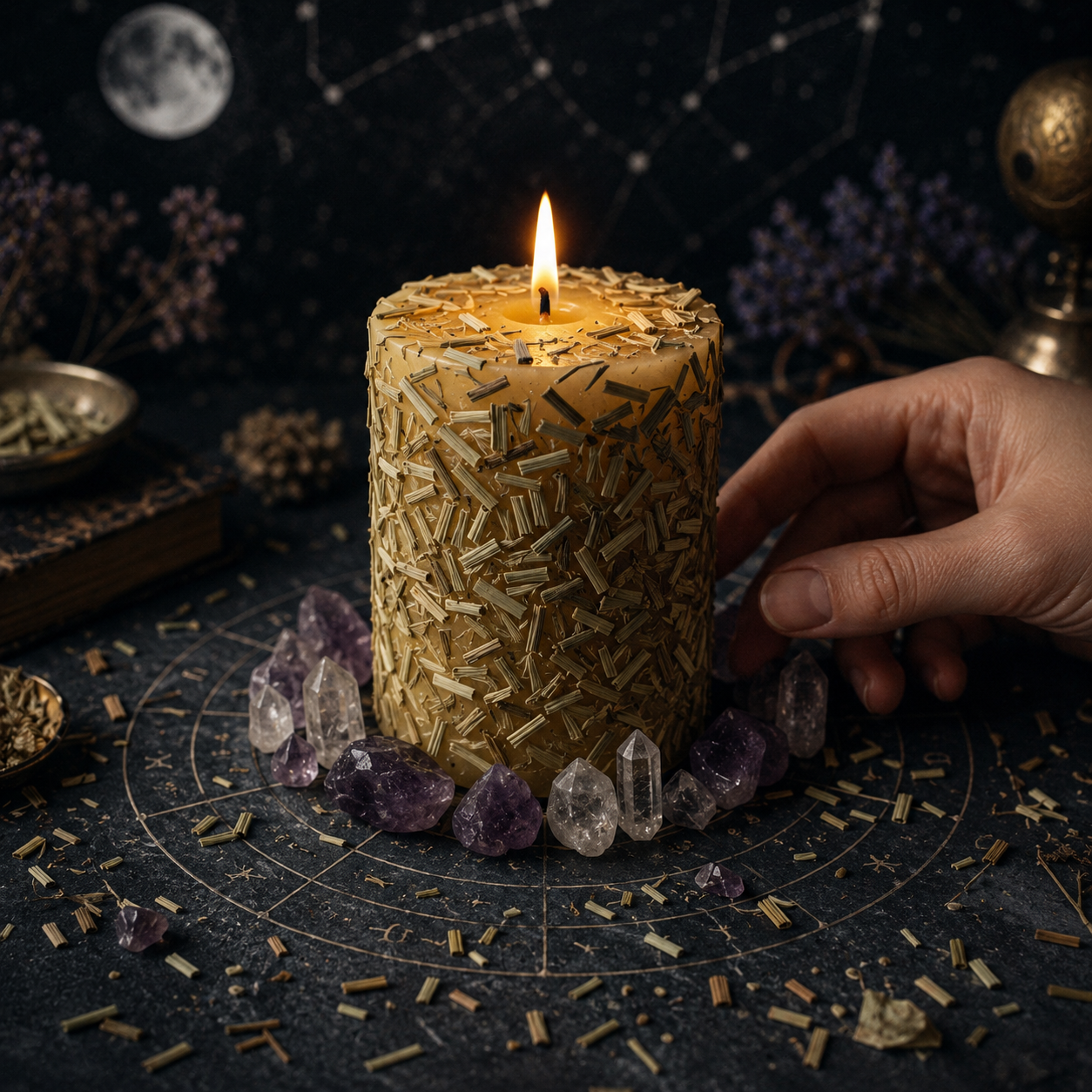 Celestial Aligned Lemongrass For Road-Opening, Cleansing, Clear Thinking & Fresh Starts