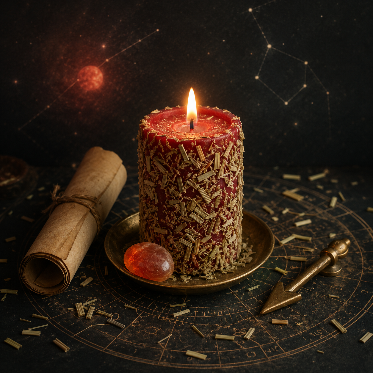 Celestial Aligned Lemongrass For Road-Opening, Cleansing, Clear Thinking & Fresh Starts