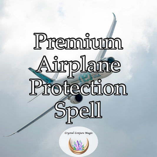 Premium  Airplane Protection Spell - infuse your upcoming flight with an extra layer of protection and reassurance