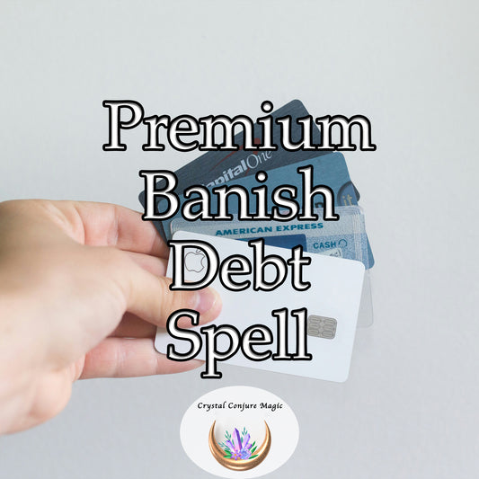 Premium Banish Debt Spell - rid yourself of financial burdens and welcome abundance to your life