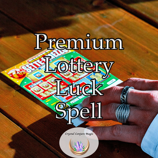 Premium  Lottery Luck Spell - align your energies with the universe, creating an aura of luck and prosperity