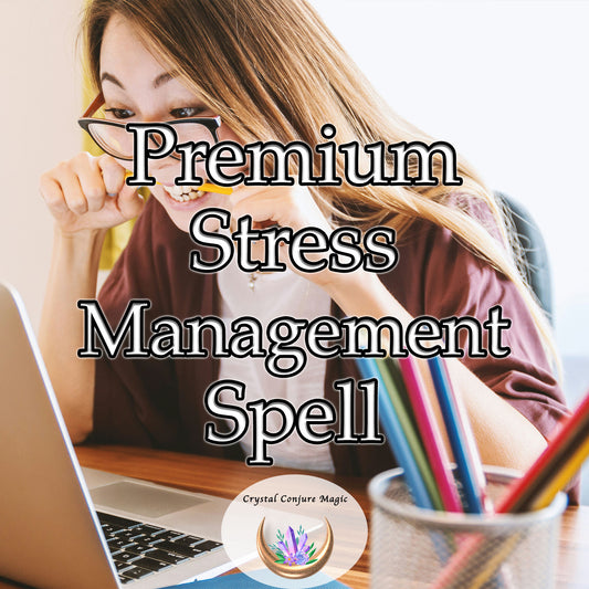 Premium Stress Management Spell - calm the mind, soothe the body, and restore a sense of inner peace and balance