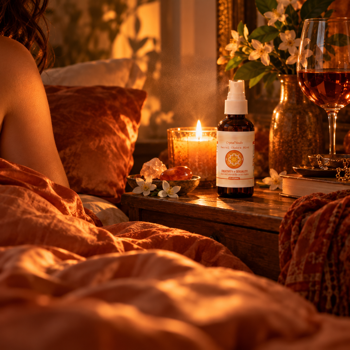 Sacral Chakra Crystal Mist