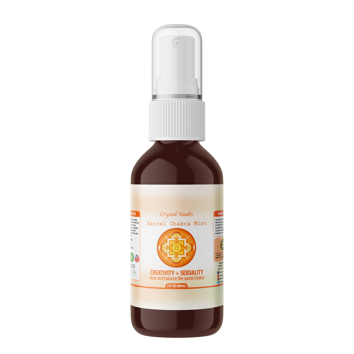Sacral Chakra Crystal Mist