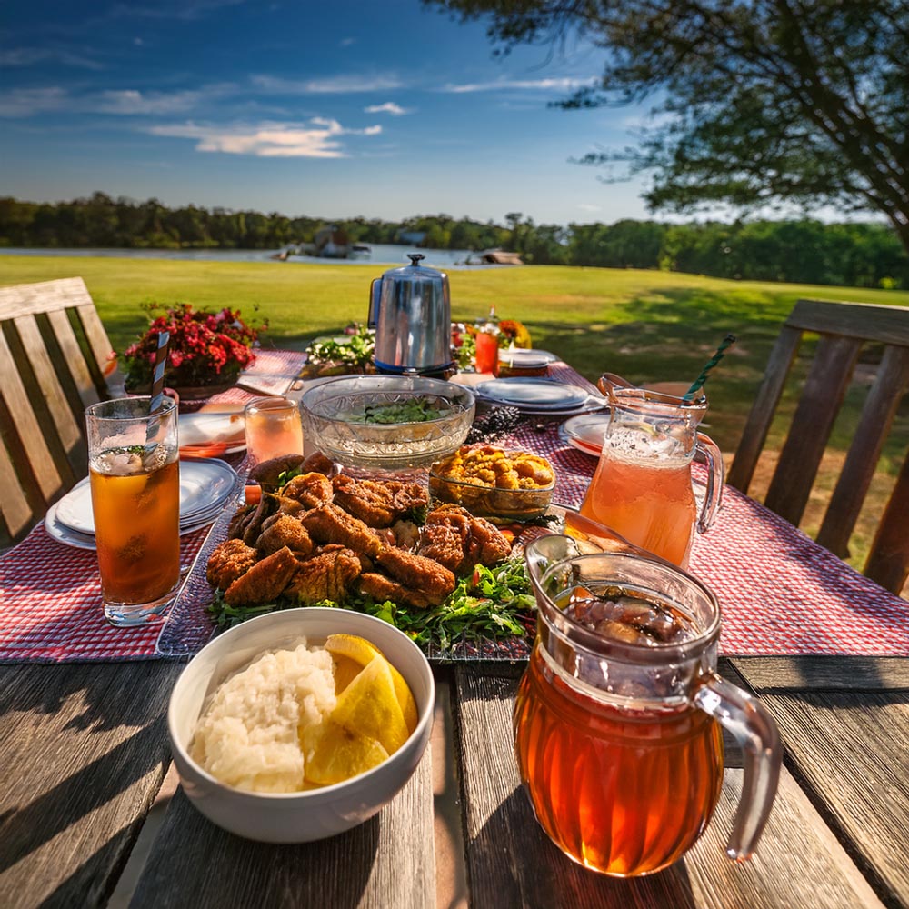 Southern Serenity Iced Tea -Sparkling vitality for sweltering summer days