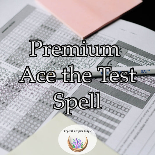 Premium Ace the Test Spell - bringing you scholastic success and opening doors to a future you've always desired.