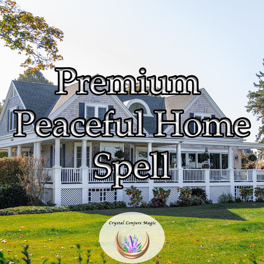 Premium Peaceful Home Spell - infuses every room with a calming energy, bringing balance and serenity to your daily life.