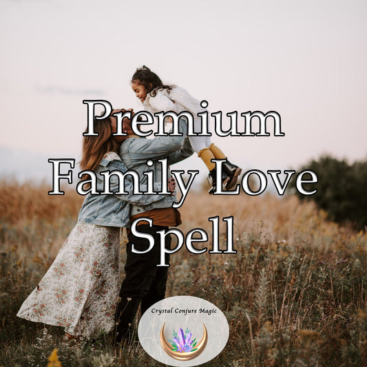 Premium Family Love Spell - mend broken bonds, refill your family life with understanding, respect, and love