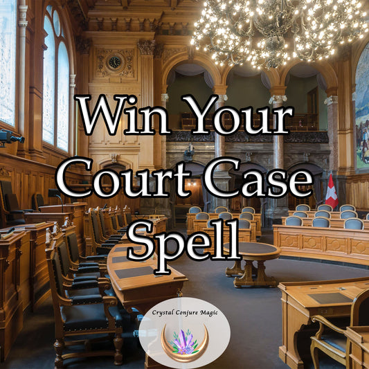 Win Your Court Case Spell - step into the courtroom with unwavering confidence
