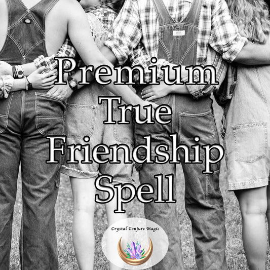 Premium True Friendship Spell - harness the universal energies of truth, love, and loyalty, and attract only the most real, genuine bonds