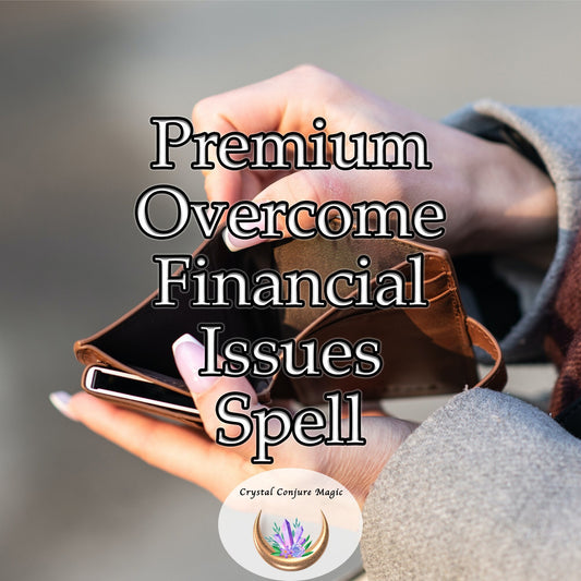 Premium Overcome Financial Issues - a beacon of hope, designed to guide you through the turbulent financial storms of life
