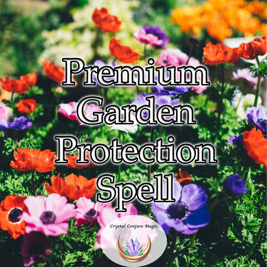 Premium Garden Protection Spell   magic to help savor the joy and fulfillment of a vibrant, thriving garden all year round.