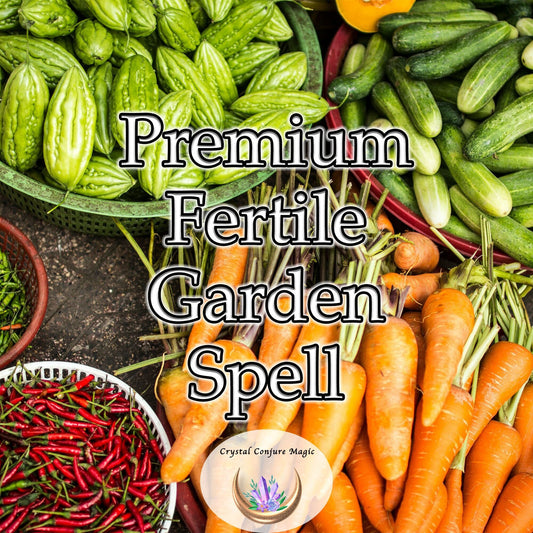 Premium Fertile Garden Spell - a gateway to an extraordinary experience that resonates with the heart and soul of every true gardener