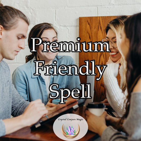 Premium Friendly Spell - a charm that transforms even the coldest hearts into fountains of kindness and goodwill