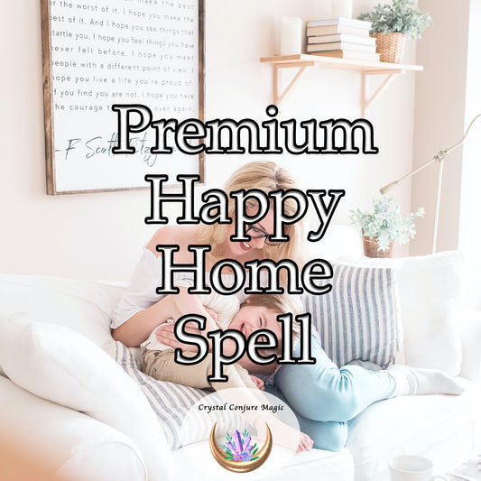 Premium Happy Home Spell - Experience the magic, the wonder, the sensation of walking into an environment filled with happiness