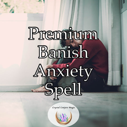 Premium Banish Anxiety Spell  an enchanted whisper in chaos, a clandestine solace during a storm.