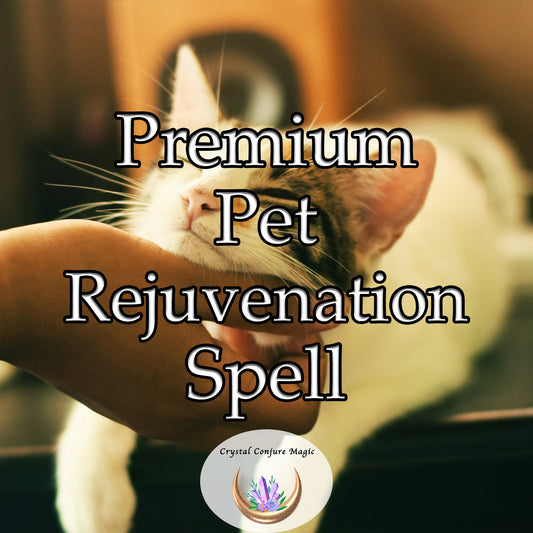 Premium Pet Rejuvenation Spell - bring back the bounce, playfulness, and enthusiasm of your pet
